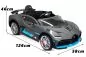 Preview: Kidcars Bugatti Divo Kinder Elektro Auto metallic Lack 2x35W 12V 7Ah 2.4G RC