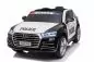 Mobile Preview: Kinder Elektro Auto Audi Q5 Policecar 2x 40W 12V 7Ah 2.4G RC Bluetooth