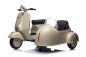 Preview: Elektro Kinder Motorrad Vespa 150 VL1T mit Beiwagen 2x35W 12V 7A