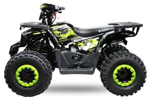 Nitro Motors Rugby RS8-3G midi Quad 125cc 8 Zoll Semi- Automatik + Rg Kinderquad Atv Platin Line