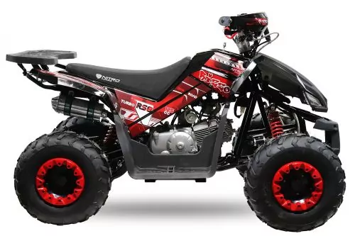 Nitro Motors Rizzo RS7-3G midi Quad 125cc 7 Zoll Semi- Automatik +RG Kinderquad Atv Platin Line