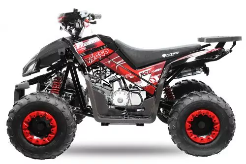 Nitro Motors Rizzo RS7-3G midi Quad 125cc 7 Zoll Semi- Automatik +RG Kinderquad Atv Platin Line