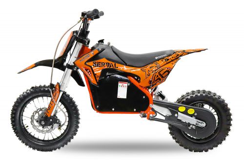 Nitro Motors Eco Dirtbike 1200W Serval Eco 12/10 Zoll 48V 15Ah Lithium Akku Elektro E-Cross