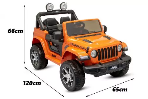 Kidcars Jeep Wrangler Rubicon Kinder Elektro Auto Allrad 4x35W 12V 10Ah SUV