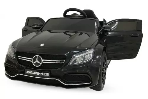 Kidcars Mercedes C63 AMG Lackiert 2x 25W 12V 7Ah 2.4G RC LED