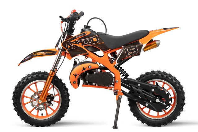 Nitro Motors Apollo 49cc Pullstart Dirtbike 10 Zoll Crossbike