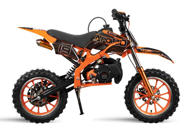 Nitro Motors Apollo 49cc Pullstart Dirtbike 10 Zoll Crossbike