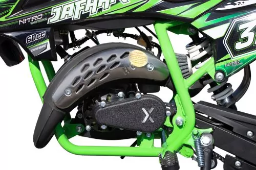 Nitro Motors Jafaar XXL Tuning Deluxe 60cc 12/10 Zoll Pullstart Dirtbike Crossbike