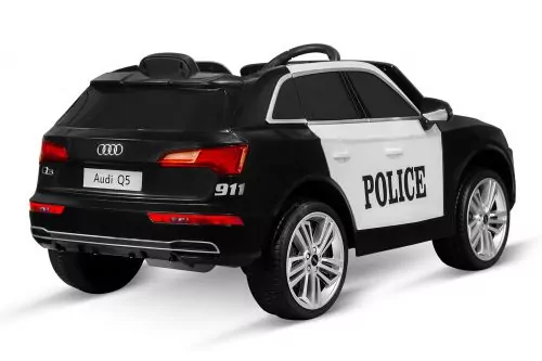 Kinder Elektro Auto Audi Q5 Policecar 2x 40W 12V 7Ah 2.4G RC Bluetooth