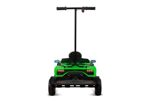 Lizenz Kinder Elektro Lamborghini SVJ 2x 35W 12V 7Ah inkl. Schiebebügel u. Stehplatz RC