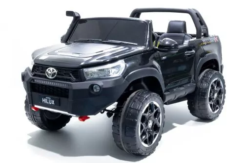 Lizenz Kinder Elektro Toyota Hilux Allrad 4x 35W 12V 14Ah 2-Sitzer Geländewagen