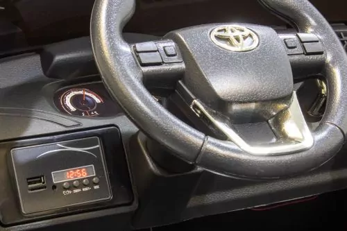 Lizenz Kinder Elektro Toyota Hilux Allrad 4x 35W 12V 14Ah 2-Sitzer Geländewagen