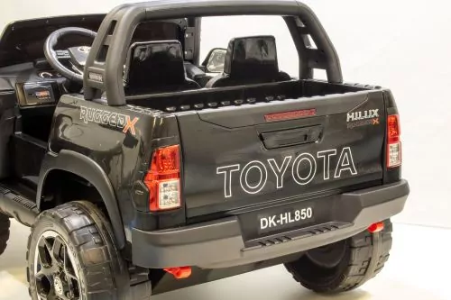 Lizenz Kinder Elektro Toyota Hilux Allrad 4x 35W 12V 14Ah 2-Sitzer Geländewagen
