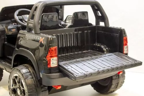 Lizenz Kinder Elektro Toyota Hilux Allrad 4x 35W 12V 14Ah 2-Sitzer Geländewagen