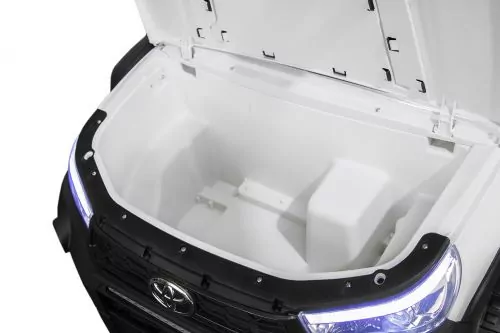Lizenz Kinder Elektro Toyota Hilux Allrad 4x 35W 12V 14Ah 2-Sitzer Geländewagen