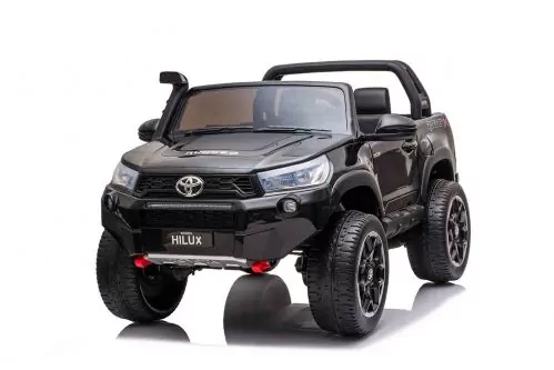 Lizenz Kinder Elektro Toyota Hilux Allrad 4x 35W 12V 14Ah 2-Sitzer Geländewagen
