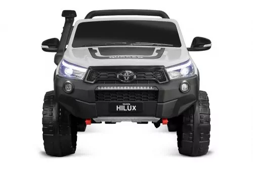 Lizenz Kinder Elektro Toyota Hilux Allrad 4x 35W 12V 14Ah 2-Sitzer Geländewagen