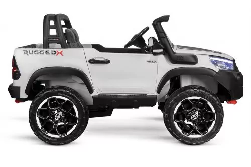 Lizenz Kinder Elektro Toyota Hilux Allrad 4x 35W 12V 14Ah 2-Sitzer Geländewagen