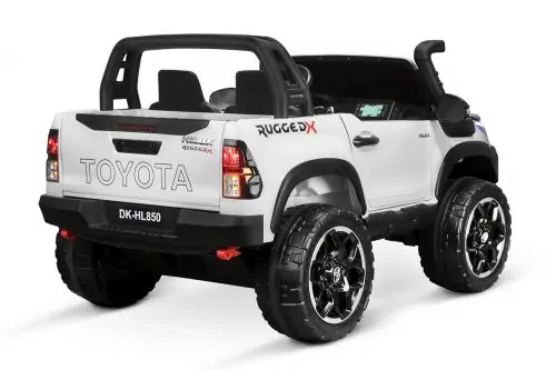 Lizenz Kinder Elektro Toyota Hilux Allrad 4x 35W 12V 14Ah 2-Sitzer Geländewagen