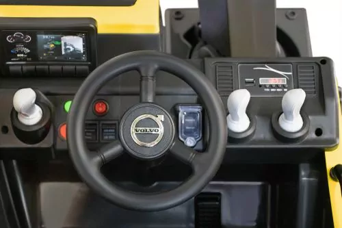 Elektro Kinderauto Volvo Excavator Bagger mit Lizenz 2x 35W 12V/10Ah