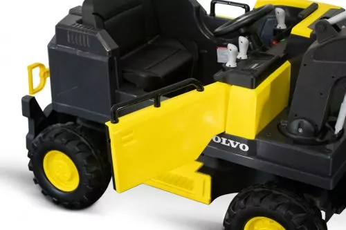 Elektro Kinderauto Volvo Excavator Bagger mit Lizenz 2x 35W 12V/10Ah