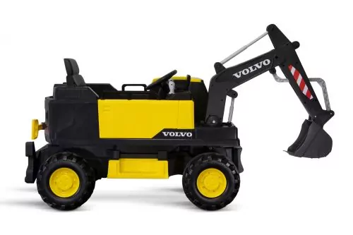 Elektro Kinderauto Volvo Excavator Bagger mit Lizenz 2x 35W 12V/10Ah