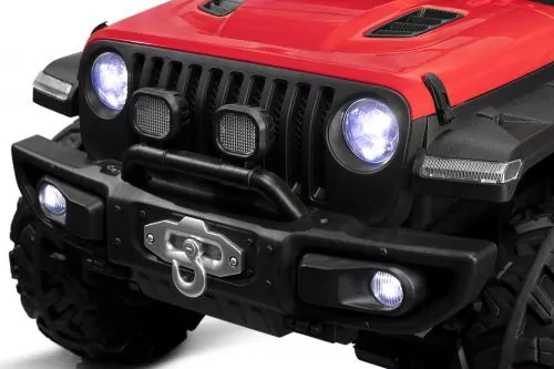 Kidcars Elektro Auto Emulation Big Jeep 2-Sitzer 4x 30W 12V 10Ah 2.4G RC Bluetooth