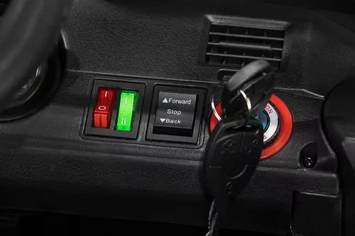 Kidcars Elektro Auto Emulation Big Jeep 2-Sitzer 4x 30W 12V 10Ah 2.4G RC Bluetooth