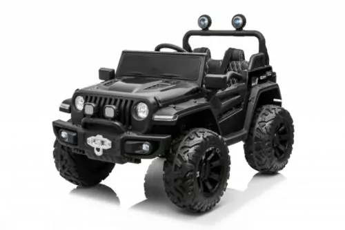 Kidcars Elektro Auto Emulation Big Jeep 2-Sitzer 4x 30W 12V 10Ah 2.4G RC Bluetooth