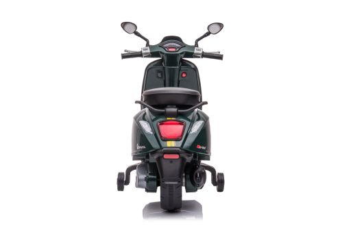 Elektro Kinder Motorrad Vespa Sprint mit Lizenz 1x25W 6V 4Ah