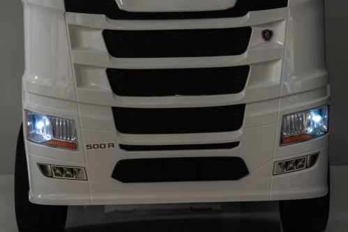 Elektro Kinderauto Mercedes SCANIA Truck mit Lizenz Allrad 4x35W 12V/14Ah