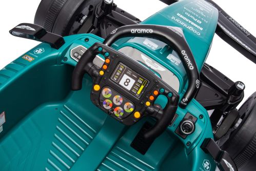 Elektro Kinderauto Aston Martin Aramco Cognizant Formel 1 mit Lizenz