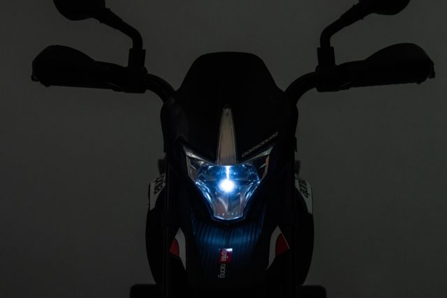 Elektro Kinder Motorrad Aprilia Dosodura Mini mit Lizenz 1x 18W 6V/4Ah