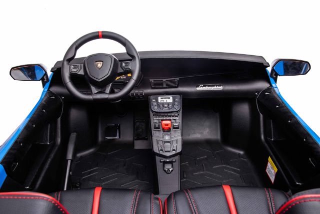 Elektro Kinderauto Lamborghini Aventador XXL mit Lizenz 2x75W 24V/14Ah