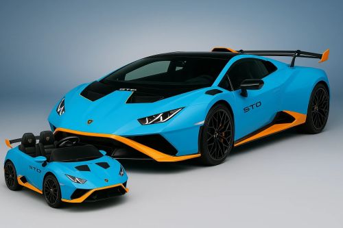 Elektro Kinderauto Lamborghini Huracan STO mit Lizenz 2x65W 12V/9Ah