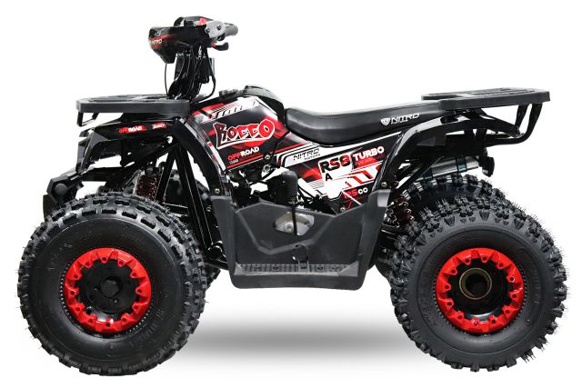 Rocco RS8-A midi Quad 125cc 8 Zoll Automatik + RG Kinderquad Atv Platin Line