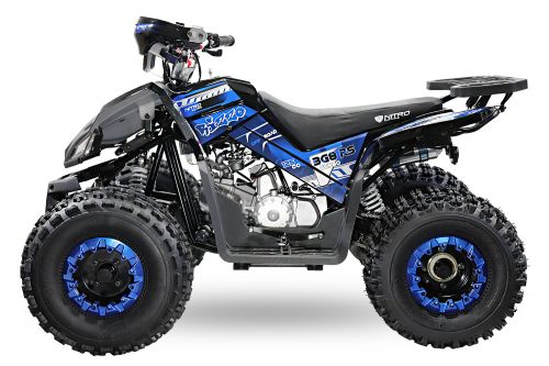 NITRO MOTORS 150cc midi Kinder Quad Rizzo RS8-3G Platin