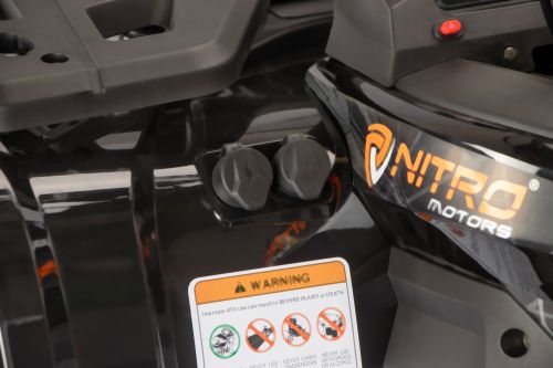 NITRO MOTORS 230cc maxi Quad Tricia CVT RS10 Platin inkl. Seilwinde