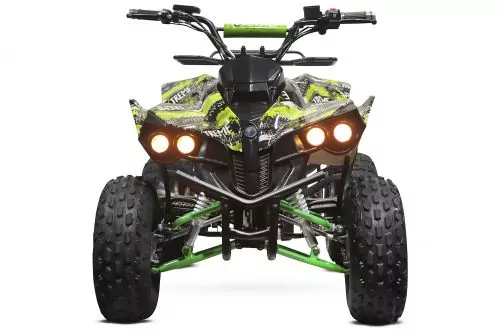 Warrior Eco Graffiti Version midi Quad 1000W S8 48V 8 Zoll Wellenantrieb mit Differential Atv Kinderquad
