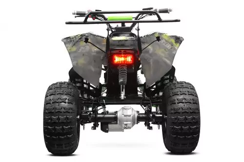 Warrior Eco Graffiti Version midi Quad 1000W S8 48V 8 Zoll Wellenantrieb mit Differential Atv Kinderquad
