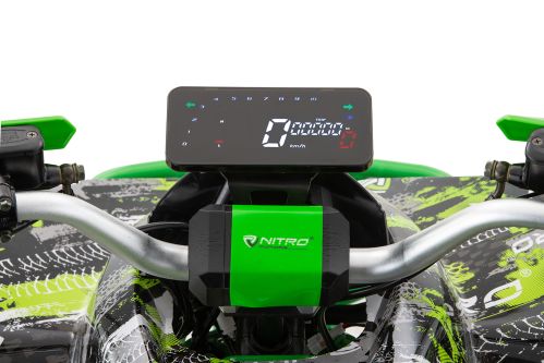 NITRO MOTORS 1500W 60V Eco midi Kinder Quad Warrior Graffiti Sport 8"