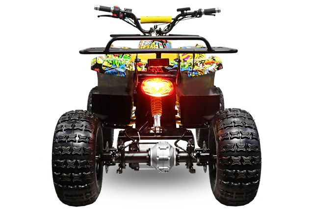 Toronto Eco Graffiti Version midi Quad 1000W S8 48V 8 Zoll Wellenantrieb mit Differential Atv