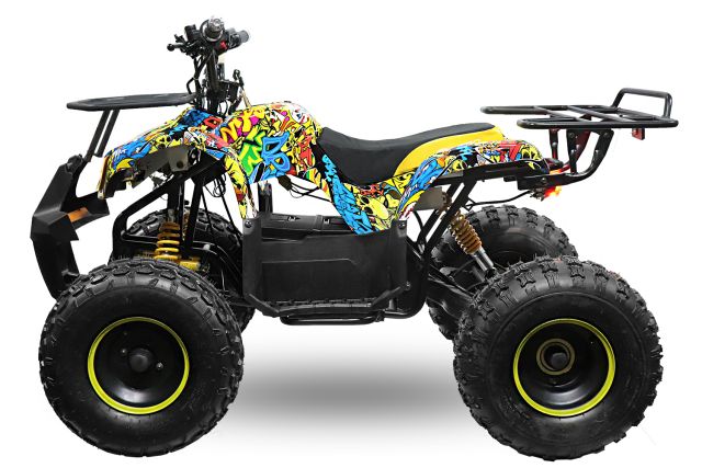 Toronto Eco Graffiti Version midi Quad 1000W S8 48V 8 Zoll Wellenantrieb mit Differential Atv