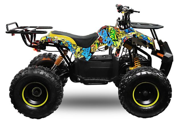 Toronto Eco Graffiti Version midi Quad 1000W S8 48V 8 Zoll Wellenantrieb mit Differential Atv