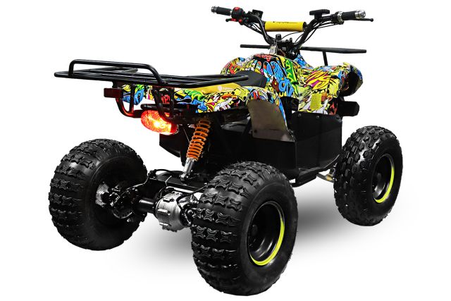 Toronto Eco Graffiti Version midi Quad 1000W S8 48V 8 Zoll Wellenantrieb mit Differential Atv