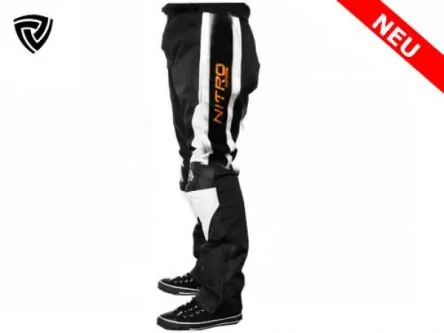 KINDER MOTORRADHOSE NITRO Race Team Schwarz