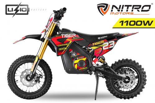 Nitro Motors 1100W Tiger Lithium 12/10 Dirtbike