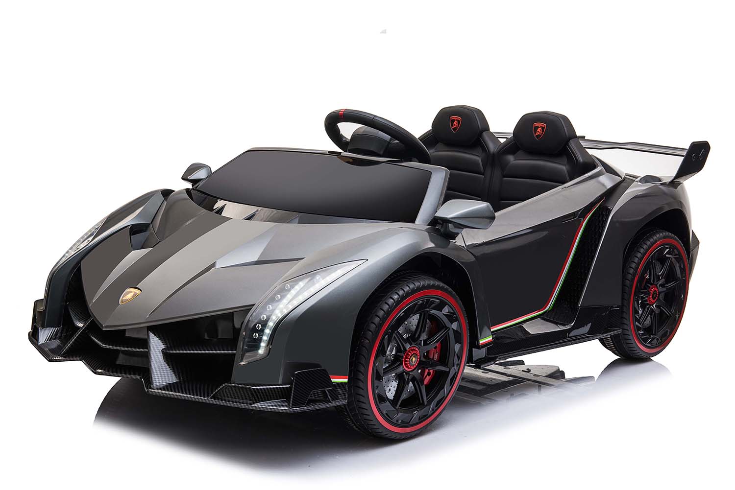 Kidcars Kinder Elektroautos mit Akku - Kidcars Kinder Elektro Auto  Lamborghini Veneno 4x35W 12V 10 Ah 2.4G RC Bluetooth