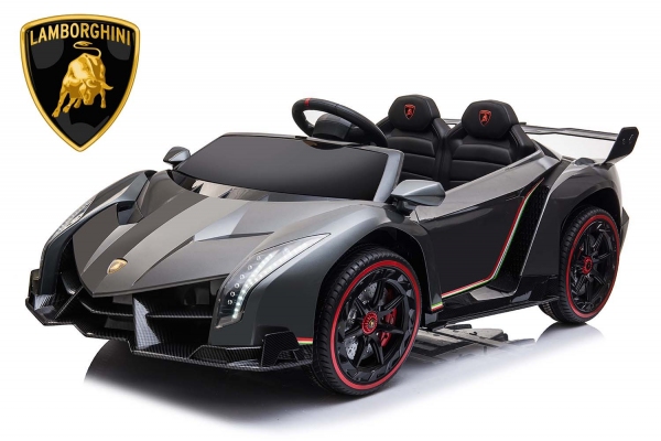 Kidcars Kinder Elektroautos mit Akku - Kidcars Kinder Elektro Auto  Lamborghini Veneno 4x35W 12V 10 Ah 2.4G RC Bluetooth