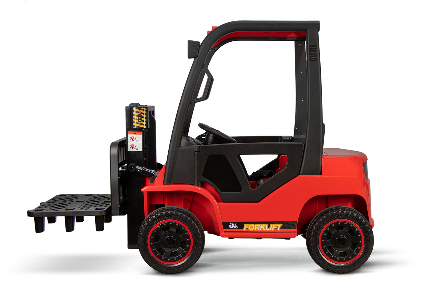 Kidcars Kinder Elektroautos mit Akku - Kinder Elektro Auto Gabelstapler  Forklift inkl. Palette 2x 35W 12V 7Ah 2.4G RC